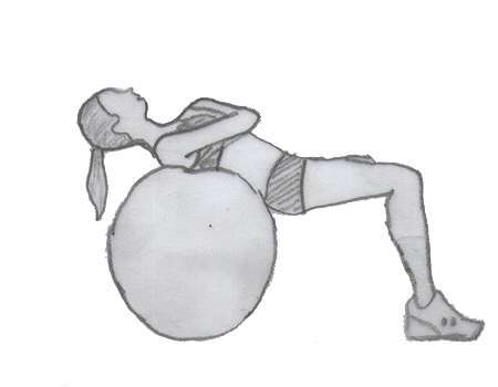 Ball Crunch is a great exercise for your Rectus Abdominis and great tool to strengthen your abs. Bal crunch  helps  to create flat stomach,hard rock abs and obliques.