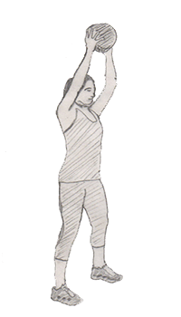Ball slams  is a cardio exercise which targets your full body specifically the core muscles ,shoulders and the legs.