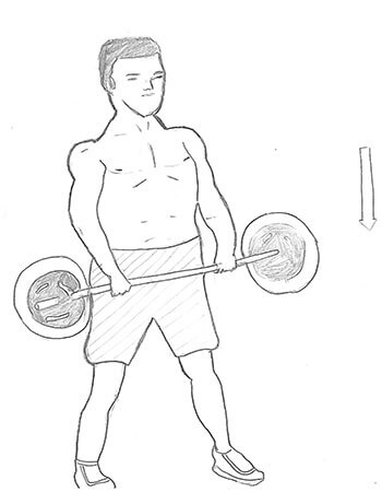 Sumo Dead-lift targets your glutes, quads and lowers back but this exercise will put more emphasis on your hamstrings and also going to be working on your hip strength as well.